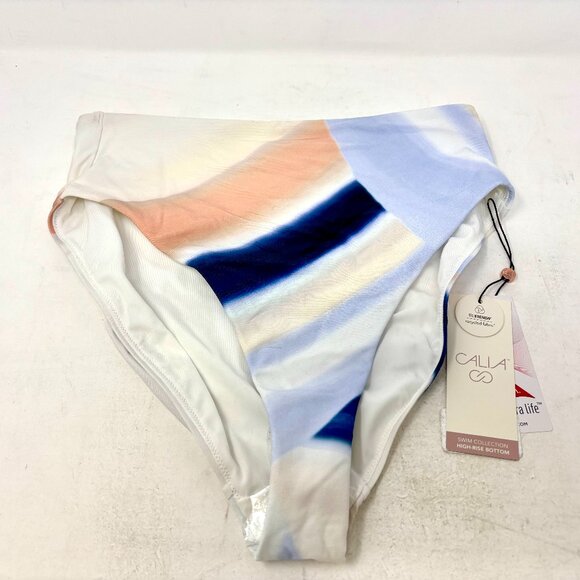 CALIA High Rise Cheeky Bottom Sediment Stripe Ardosia - Picture 1 of 1